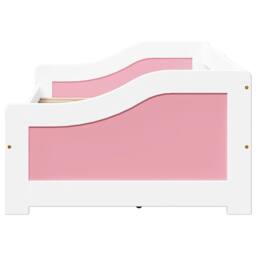 Berkfield Home Beautiful Day Bed with 2 Drawers without Mattress IRUN White&Pink in Pink - thumbnail 7