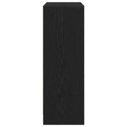 Berkfield Home Sideboard with Drawers & Doors Black Oak 73x31x90 cm - Size: 73 x 31 x 90 cm - thumbnail 7