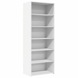 Berkfield Home Highboard White 70x41x185 cm Engineered Wood - Size: 70 x 41 x 185 cm - thumbnail 3