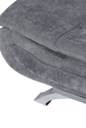 Living and Home 2-Seat Convertibles Sofa Bed with Cushions in Grey - thumbnail 4