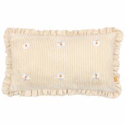 Furn Les Fleurs Embroidered Ruffle Cushion - Size: 30 cm x 50 cm - thumbnail 1