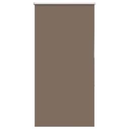 Berkfield Home Roller Blind Blackout Coffee 80x150 cm Fabric Width 75.7 cm Polyester in Brown
