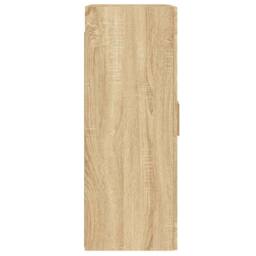 Berkfield Home Wall Mounted Cabinets 2 pcs Sonoma Oak Engineered Wood in Light Brown - thumbnail 8