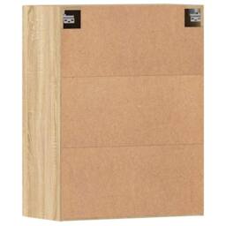Berkfield Home Wall Mounted Cabinets 2 pcs Sonoma Oak Engineered Wood in Light Brown - thumbnail 9
