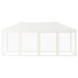 Berkfield Home Folding Party Tent with Sidewalls White 3x6 m - thumbnail 3