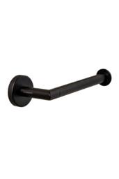 Cosmic Toilet roll holder, Matt black, Hidden fixings, Start Collection in Jet Black - thumbnail 1