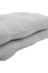 Living and Home Lawn Chair Garden Seat Cushion 110x50cm in Light Grey - Size: 110x50 cm - thumbnail 5