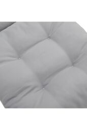 Living and Home Lawn Chair Garden Seat Cushion 110x50cm in Light Grey - Size: 110x50 cm - thumbnail 4