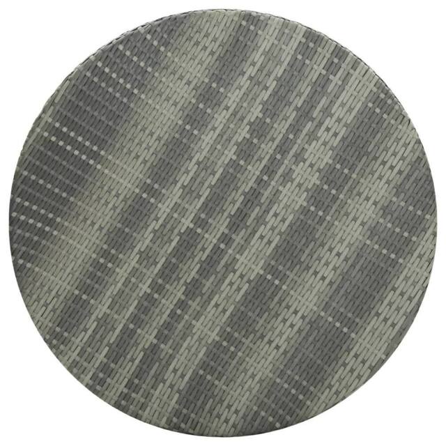 Berkfield Home Garden Table Grey 75.5x106 cm Poly Rattan - image 1