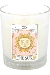KDMD The Sun Vintage Tarot Rose Candle in White - thumbnail 3