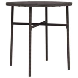 Berkfield Home Tea Table Brown 45 cm Poly Rattan