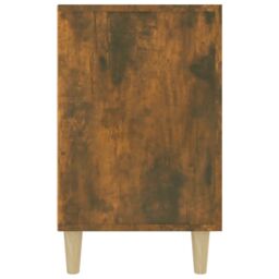 Berkfield Home Sideboard Smoked Oak 100x36x60 cm Engineered Wood in Brown - Size: 100 x 36 x 60 cm - thumbnail 4