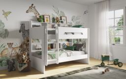 Flair Interstellar Bunk Bed in White - Size: Single - thumbnail 1