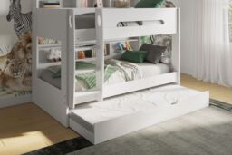 Flair Interstellar Bunk Bed in White - Size: Single - thumbnail 7