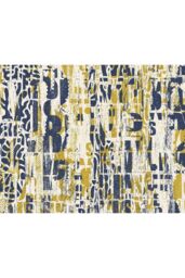 Origin Murals Letterpress Graffiti Wall Mural in Yellow - Size: W350 cm x H280 cm - thumbnail 2
