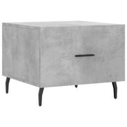 Berkfield Home Coffee Tables 2 pcs Concrete Grey 50x50x40 cm Engineered Wood - Size: 50 x 50 x 40 cm - thumbnail 5