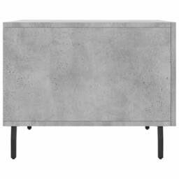 Berkfield Home Coffee Tables 2 pcs Concrete Grey 50x50x40 cm Engineered Wood - Size: 50 x 50 x 40 cm - thumbnail 8