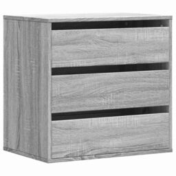 Berkfield Home Corner Chest of Drawers Grey Sonoma 60x41x58 cm Engineered Wood - Size: 60 x 41 x 58 cm - thumbnail 2