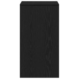 Berkfield Home Modern Dressing Table with Mirror Black Oak Engineered Wood - thumbnail 8