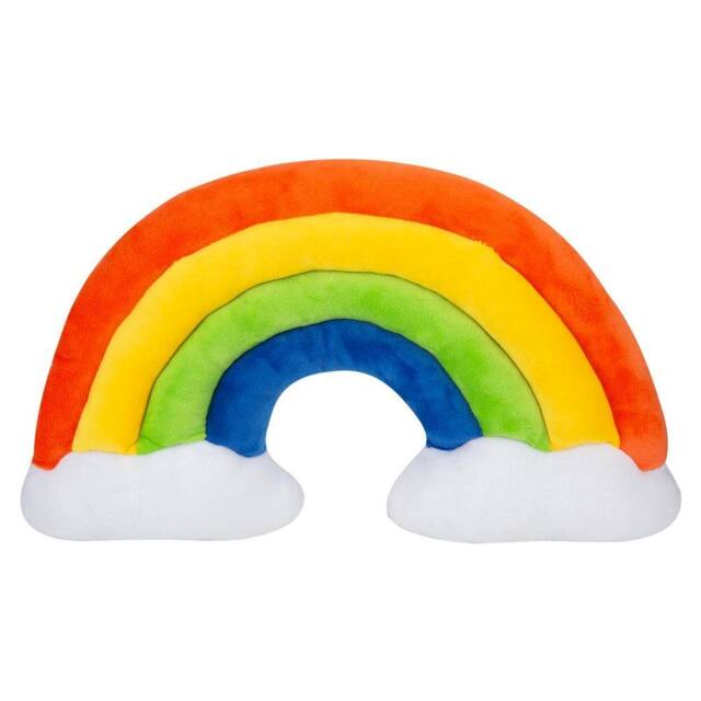 VFM e-Store Wall Decoration Plush Rainbow Plush 36cm x 40cm Multicolour X 1 - Size: 36 cm x 40 cm - image 1