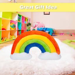 VFM e-Store Wall Decoration Plush Rainbow Plush 36cm x 40cm Multicolour X 1 - Size: 36 cm x 40 cm - thumbnail 3