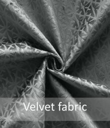 Luxury Living Temple Velvet Ring Top Blackout Curtains in Charcoal - Size: 168 cm width x 229 cm drop - thumbnail 3