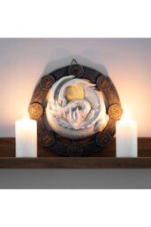 KDMD Ostara Dragon Resin Wall Plaque in Cream - thumbnail 4