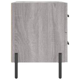 Berkfield Home Bedside Cabinet Grey Sonoma 40x35x47.5 cm Engineered Wood - thumbnail 7