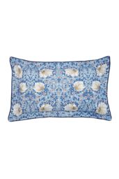 Morris & Co 'Pimpernel' Cotton Duvet Cover Set in Blue - Size: Double - thumbnail 3