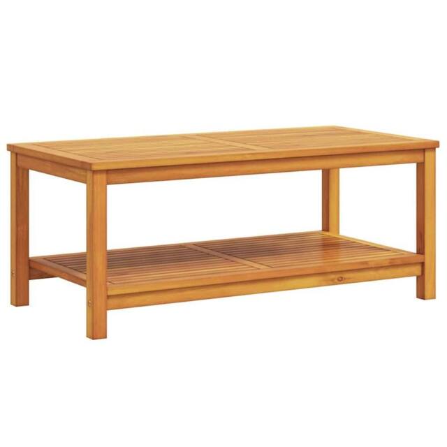 Berkfield Home Coffee Table 70x40x45 cm Solid Acacia Wood in Brown - Size: 70 x 40 x 45 cm - image 1