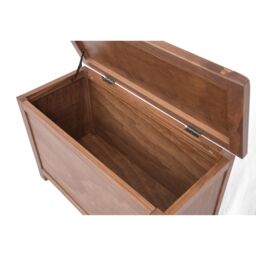 Cabinet Bits Padua Lacquered Blanket Box Ottoman in Brown - thumbnail 4