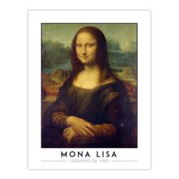 "Artery8 Leonardo Da Vinci Mona Lisa La Gioconda Portrait Wall Art Print in Brown - Size: W12"" x H16""" - thumbnail 1