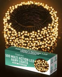 Globrite Warm White Fairy Lights 50m 500LED String Lights for Indoor & Outdoor Decoration