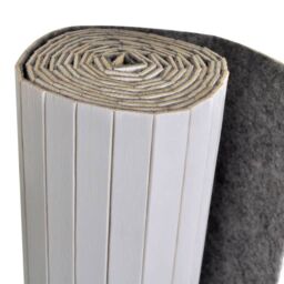 Berkfield Home Room Divider Bamboo White 250x165 cm - thumbnail 3