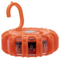 mysmartbuy LED Magnetic Warning Light - Shatterproof & Rainproof Vehicle Safety Light with Magnets & Hanging Hooks - 5 Lighting Modes in Orange - thumbnail 3