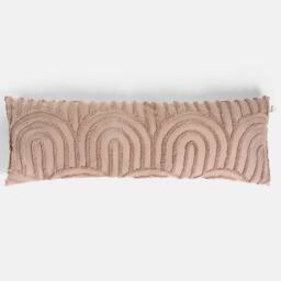 OHS Tufted Arches Bolster Pillow Soft Maternity Support Cushion in Dusty Pink - thumbnail 3