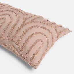 OHS Tufted Arches Bolster Pillow Soft Maternity Support Cushion in Dusty Pink - thumbnail 4