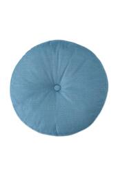 Living and Home Bohemian Style Detachable Round Floor Cushion in Blue - thumbnail 6