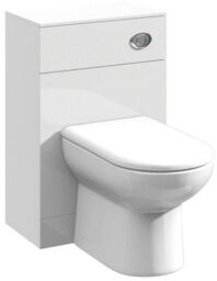 Balterley Slimline WC Unit Gloss White 600mm - thumbnail 1