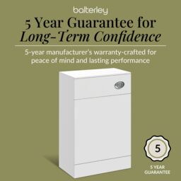 Balterley Slimline WC Unit Gloss White 600mm - thumbnail 6