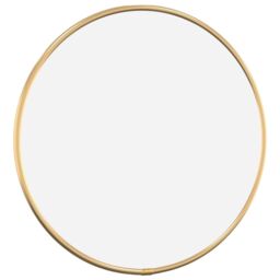 Berkfield Home Wall Mirror Gold √ò 30 cm Round - thumbnail 3