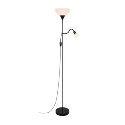 Nordlux Vintage Indoor Floor Lamp Black Metal E27 Gooseneck - Mains Powered, IP20 - thumbnail 3