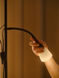 Nordlux Vintage Indoor Floor Lamp Black Metal E27 Gooseneck - Mains Powered, IP20 - thumbnail 8
