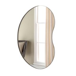 Yearn Mirrors Large Pebble Mirror black 111x81cm - Size: 111x81 cm - thumbnail 4