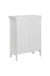 Teamson Home Stratford Bathroom Floor Cabinet White With 2 Shelves - thumbnail 6