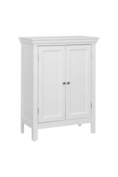 Teamson Home Stratford Bathroom Floor Cabinet White With 2 Shelves