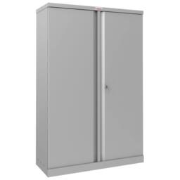 Phoenix Safe Company Steel Storage Cupboard in Grey with Key Lock, SCL1491GGK - Size: 140 cm x 100 cm - thumbnail 2
