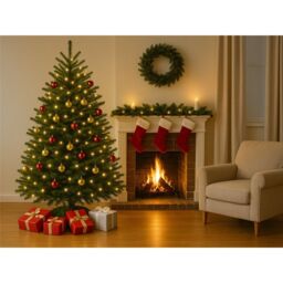 Clifton Premier SPRUCE Christmas Tree - Fresh Norway Cut - 1.25m to 1.5m (4ft to 5ft) in Green - thumbnail 9