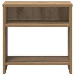 Berkfield Home Bedside Cabinet¬†Aritisian Oak 40x30x40 cm Engineered Wood in Brown - Size: 40 x 30 x 40 cm - thumbnail 5