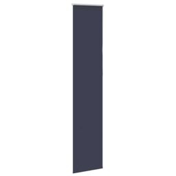 Berkfield Home Roller Blind Blackout Marine 50x230 cm Fabric Width 45.7 cm Polyester in Blue - thumbnail 3